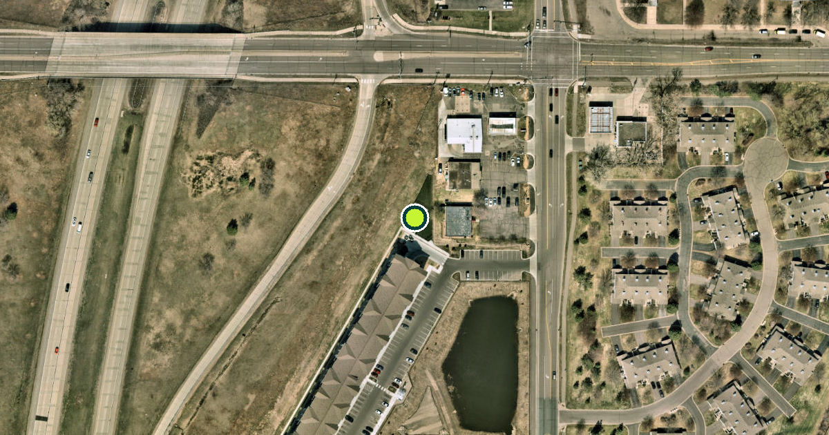 Satellite view of Eagan Pickleball Courts