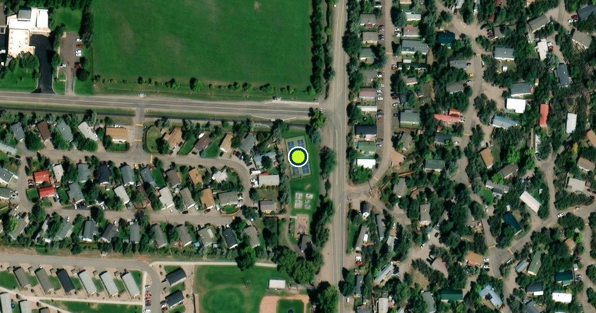 Satellite view of Eagle County Pickleball Courts