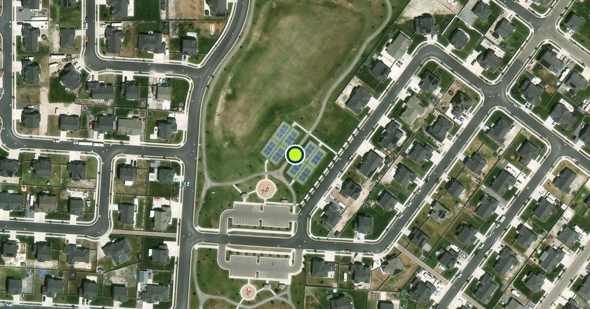 Satellite view of Eagle Mountain Pickleball Courts