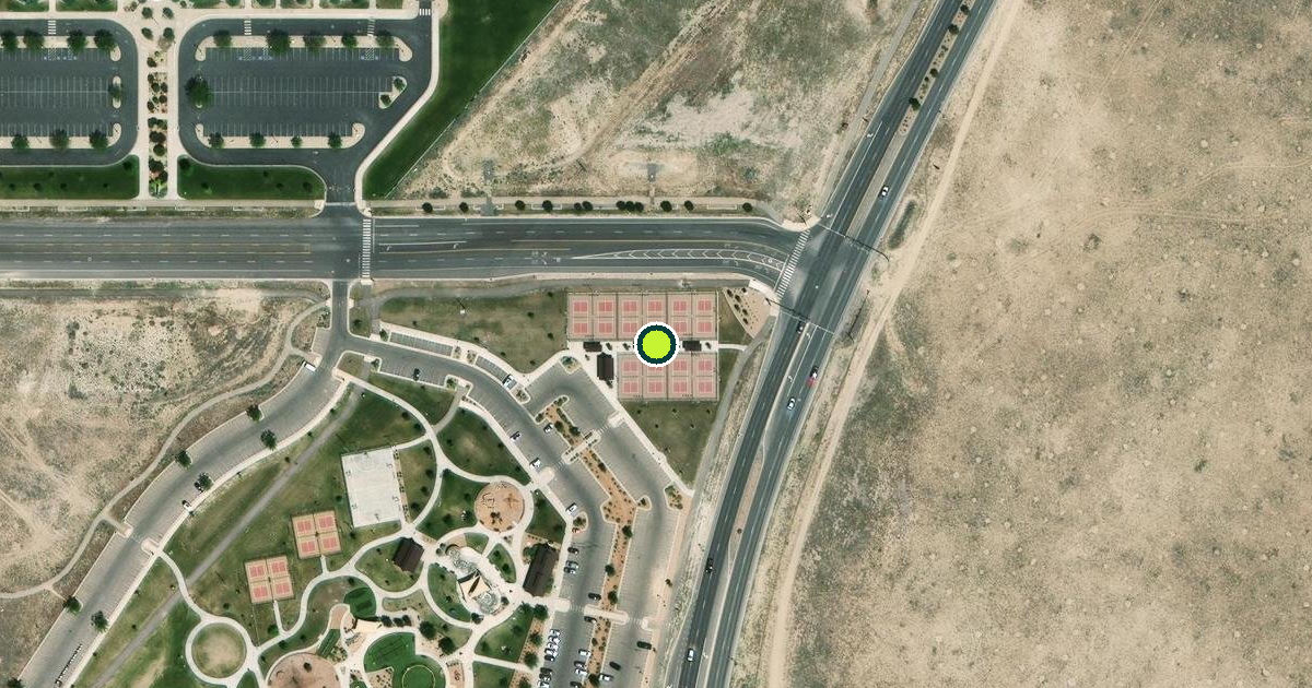 Satellite view of Eagle Mountain Pickleball Courts