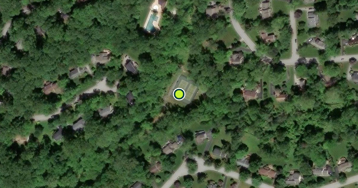 Satellite view of East Goshen Township Pickleball Courts