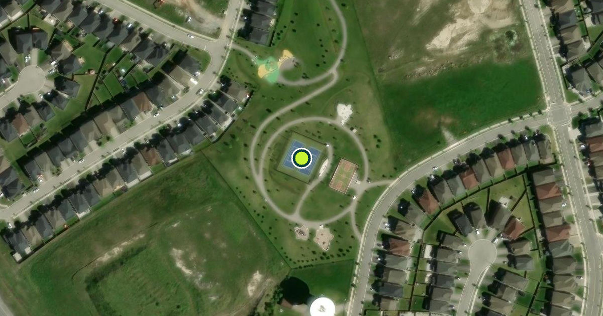 Satellite view of East Gwillimbury Pickleball Courts
