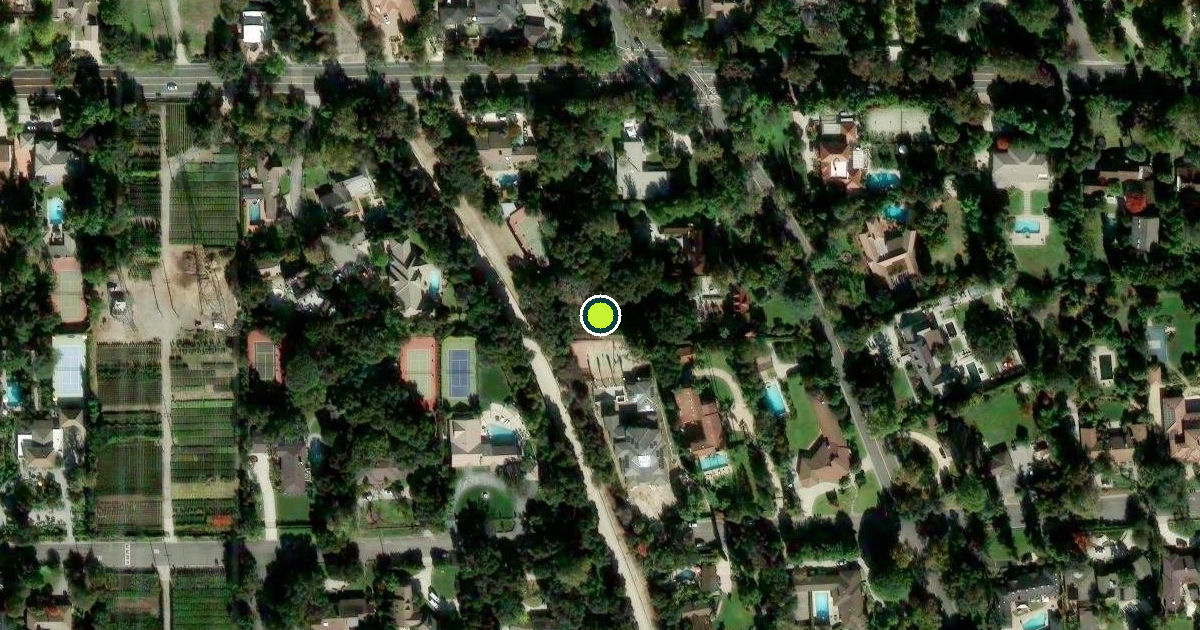 Satellite view of East Pasadena Pickleball Courts