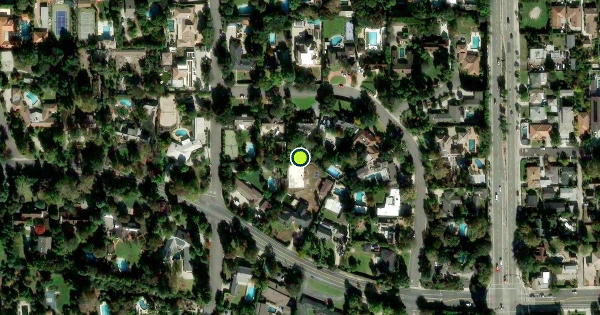 Satellite view of East Pasadena Pickleball Courts