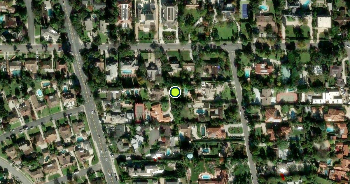 Satellite view of East Pasadena Pickleball Courts