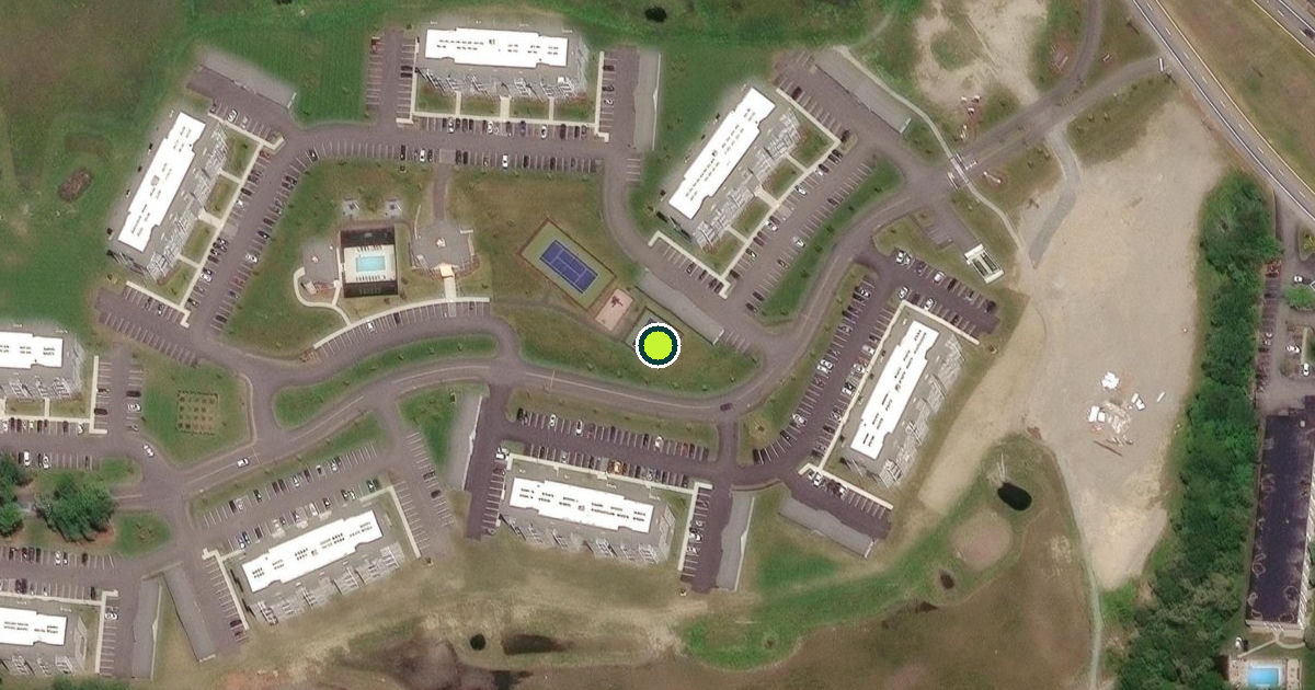 Satellite view of East Providence Pickleball Courts