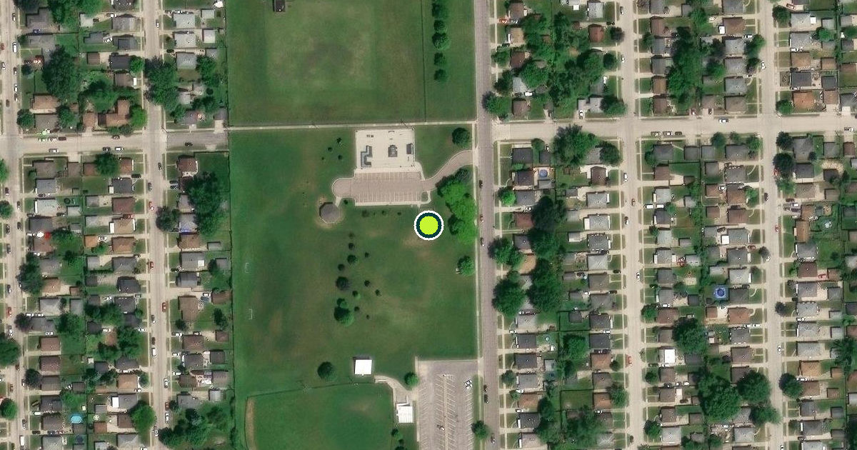 Satellite view of Eastpointe Pickleball Courts
