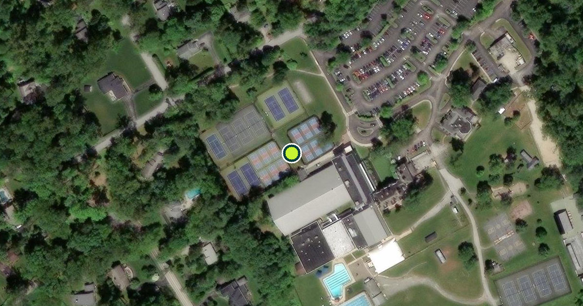 Satellite view of Easttown Township Pickleball Courts