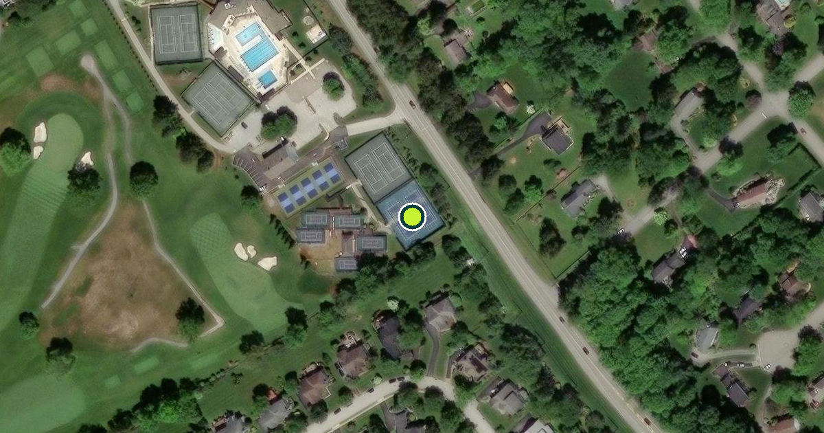 Satellite view of Easttown Township Pickleball Courts