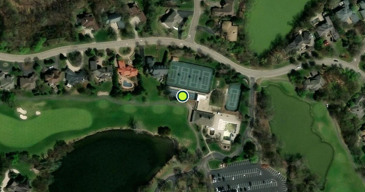 Satellite view of Eden Prairie Pickleball Courts