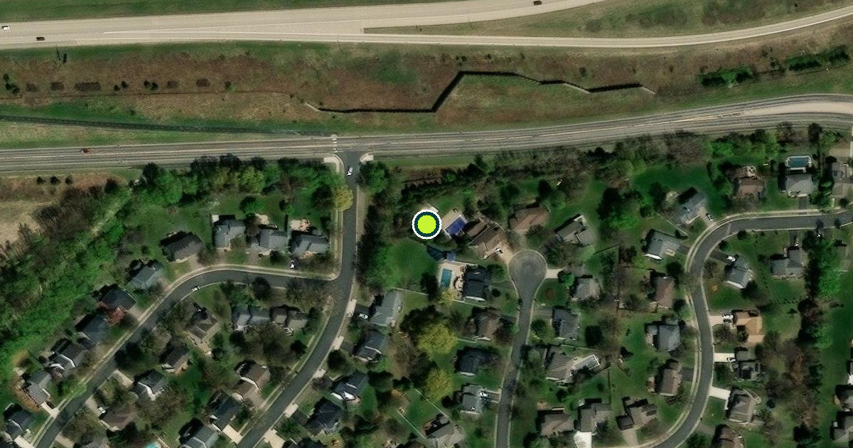Satellite view of Eden Prairie Pickleball Courts