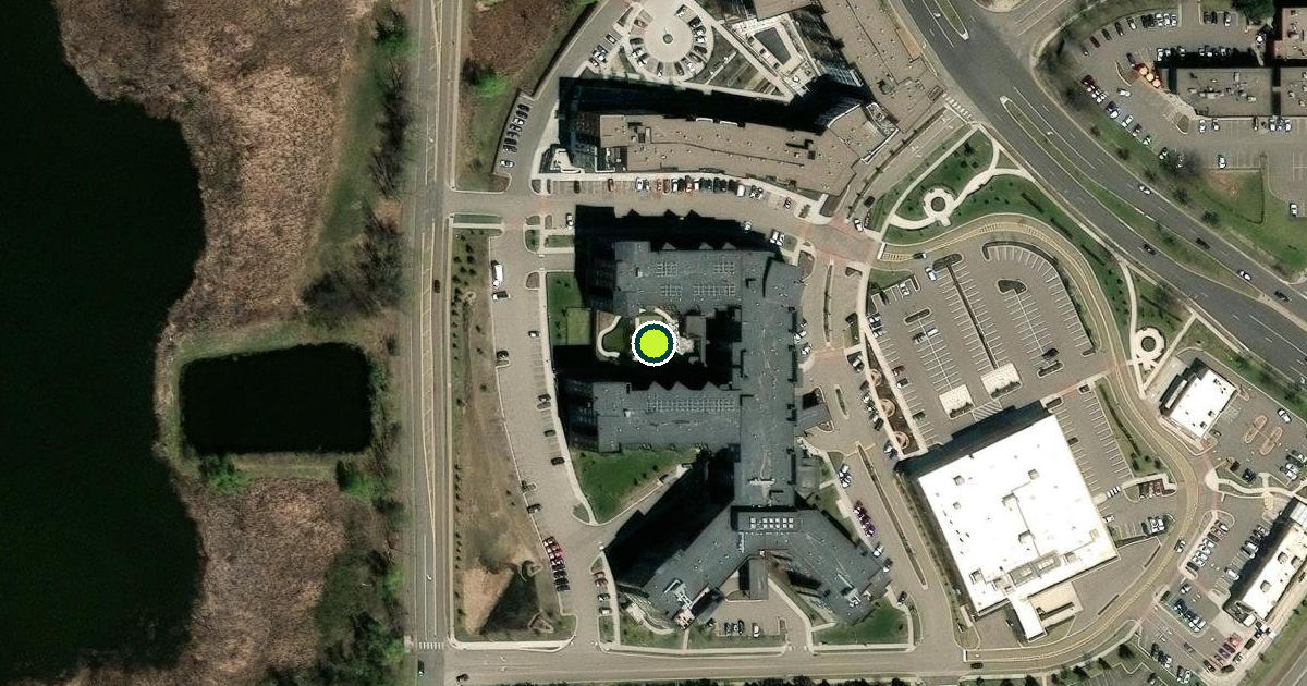 Satellite view of Eden Prairie Pickleball Courts