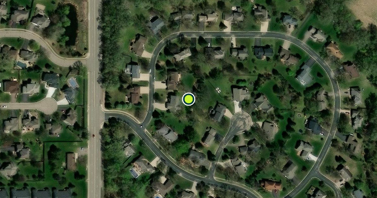 Satellite view of Eden Prairie Pickleball Courts