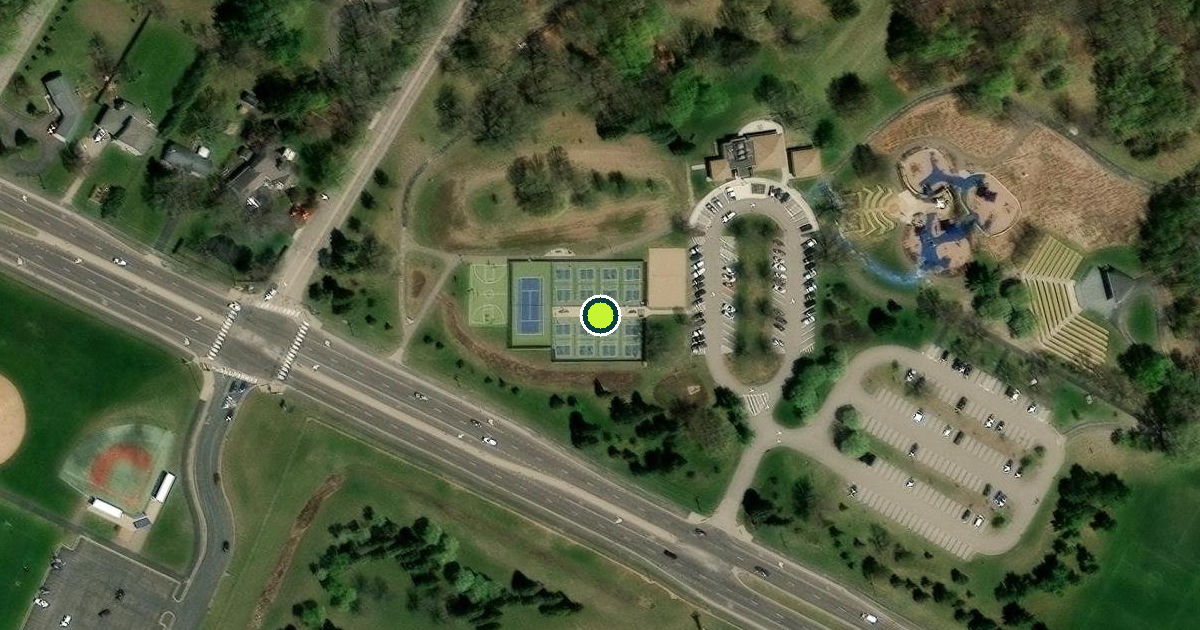 Satellite view of Eden Prairie Pickleball Courts