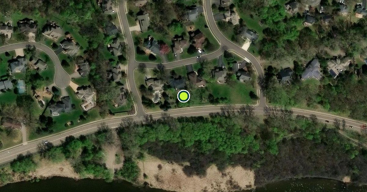 Satellite view of Eden Prairie Pickleball Courts