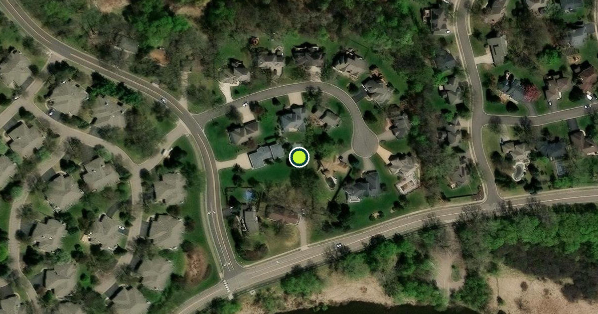 Satellite view of Eden Prairie Pickleball Courts