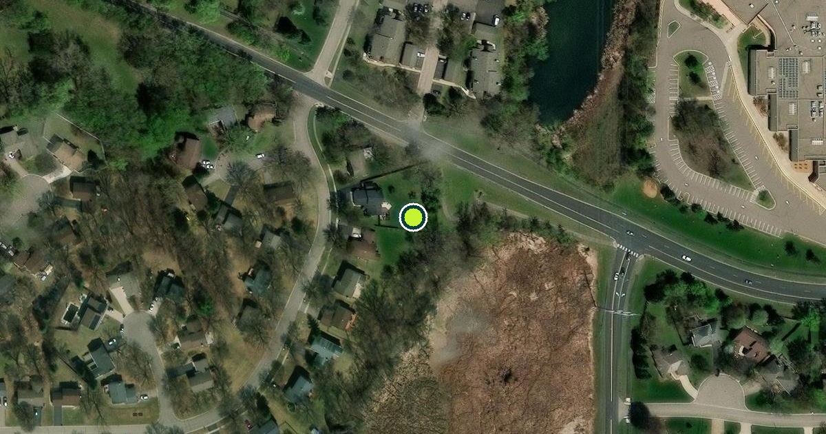 Satellite view of Eden Prairie Pickleball Courts