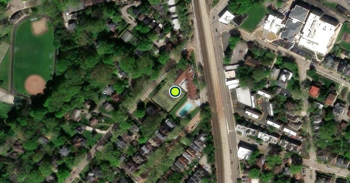 Satellite view of Edgewood Pickleball Courts