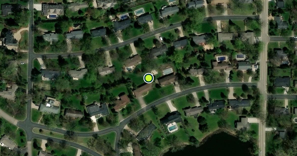 Satellite view of Edina Pickleball Courts