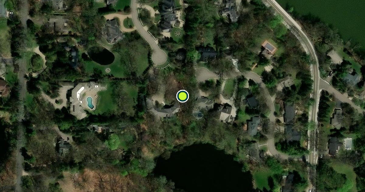 Satellite view of Edina Pickleball Courts