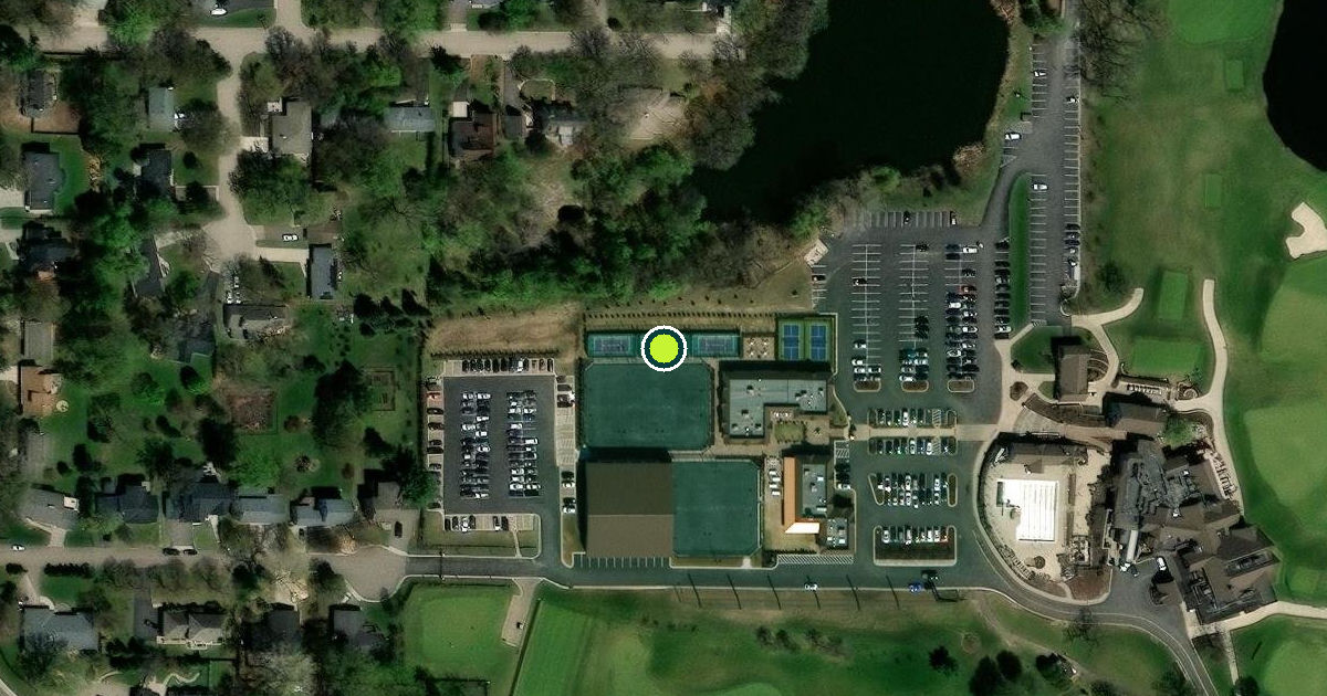 Satellite view of Edina Pickleball Courts