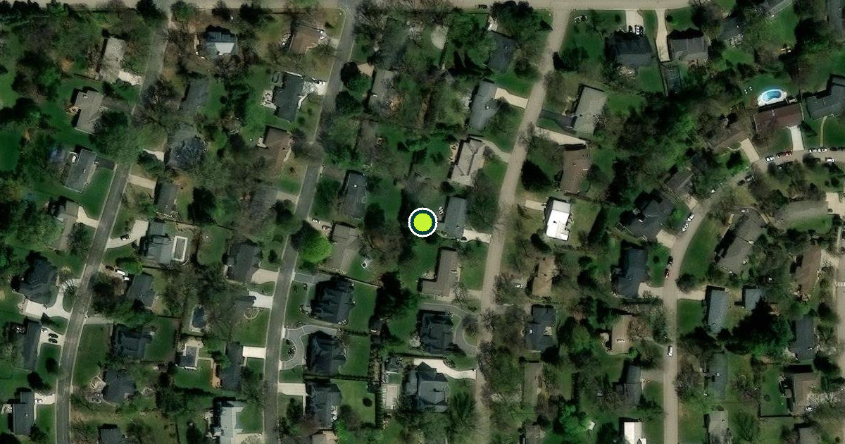 Satellite view of Edina Pickleball Courts