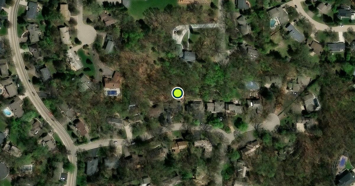 Satellite view of Edina Pickleball Courts