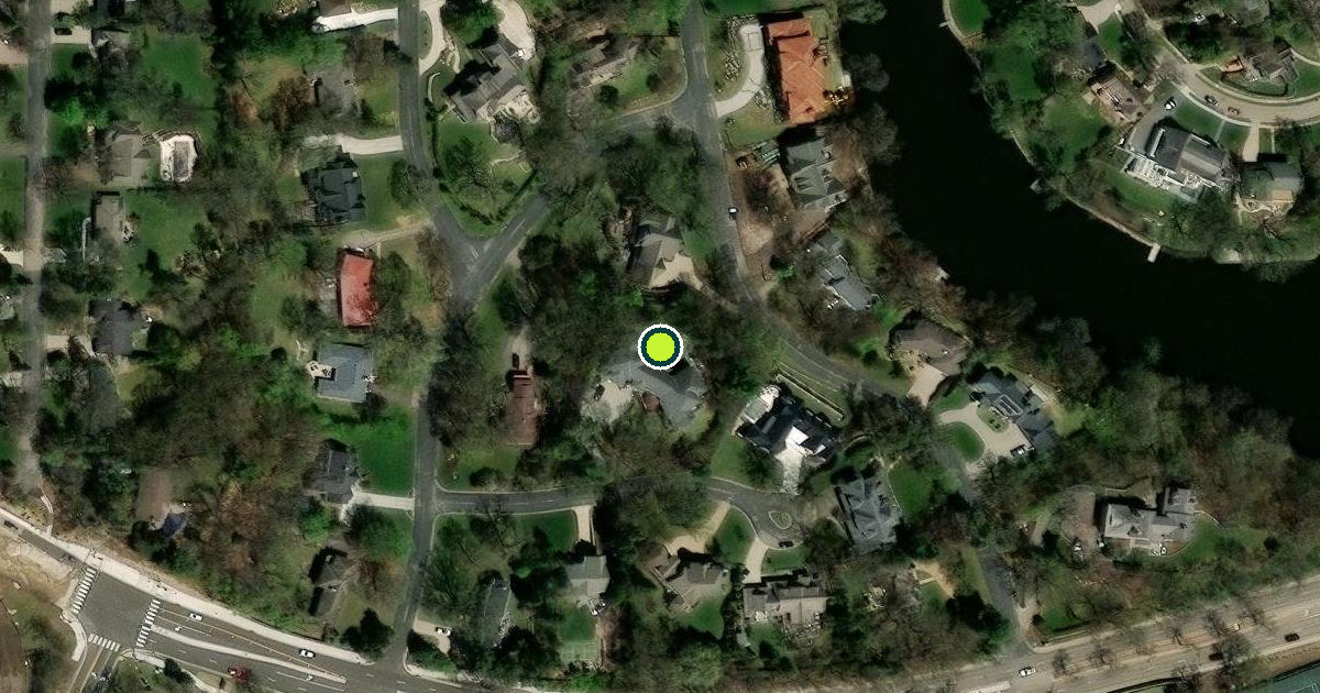 Satellite view of Edina Pickleball Courts