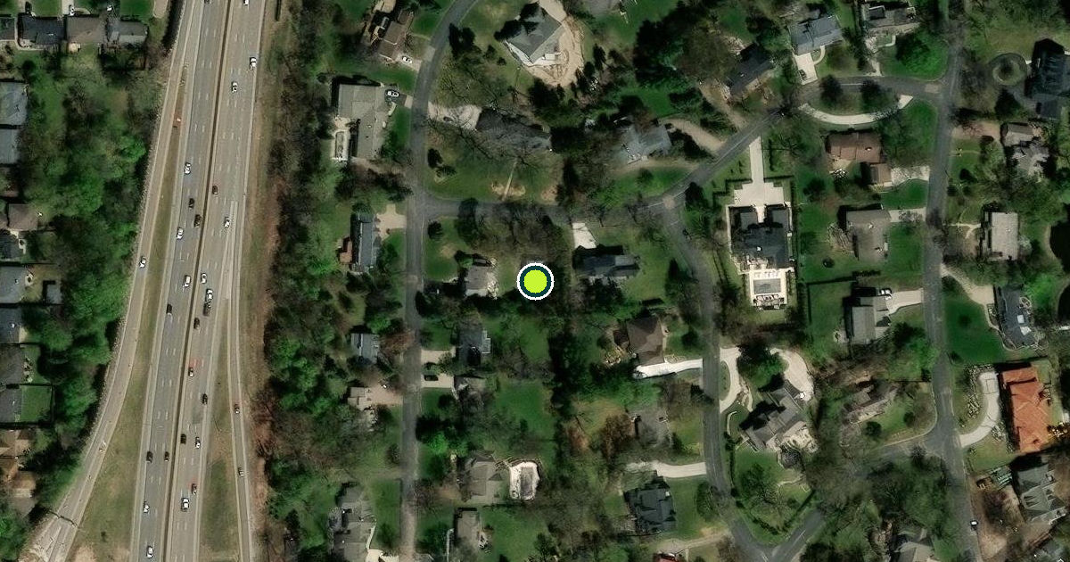 Satellite view of Edina Pickleball Courts