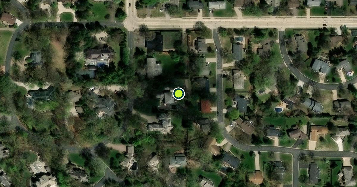 Satellite view of Edina Pickleball Courts