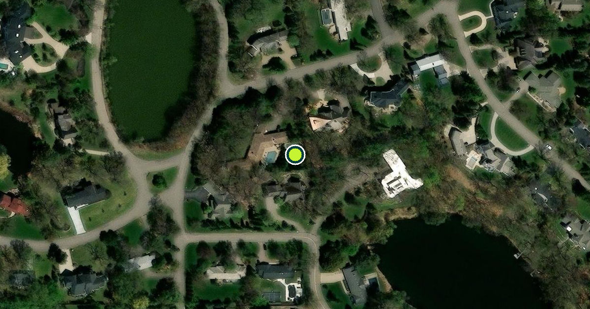 Satellite view of Edina Pickleball Courts