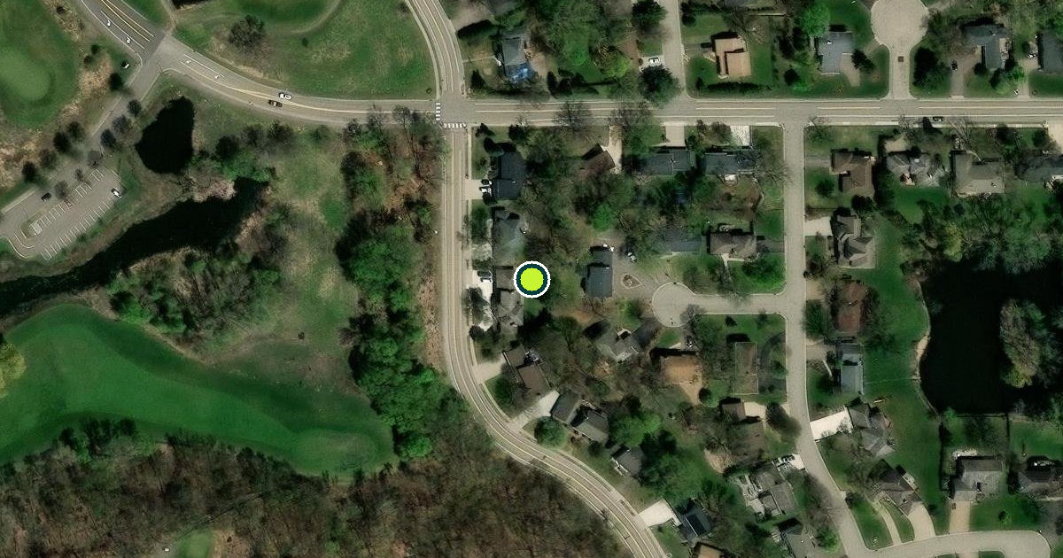 Satellite view of Edina Pickleball Courts