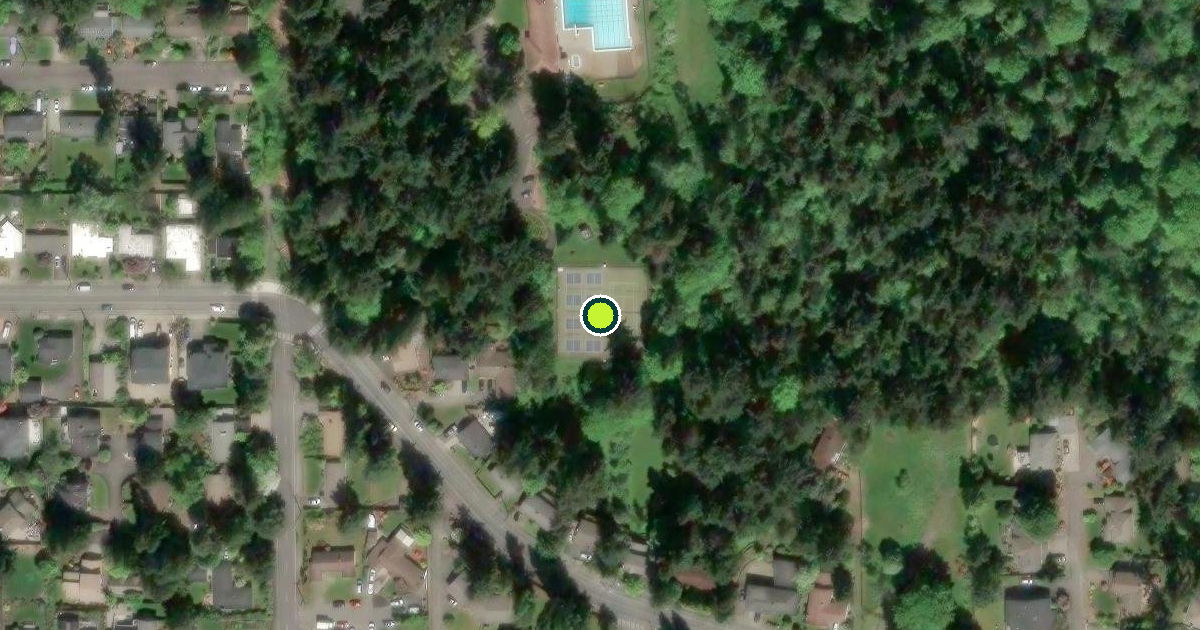 Satellite view of Edmonds Pickleball Courts