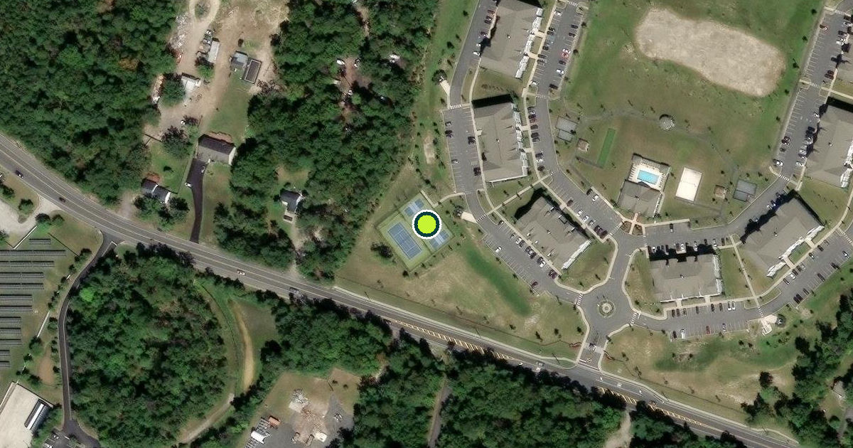 Satellite view of Egg Harbor Township Pickleball Courts