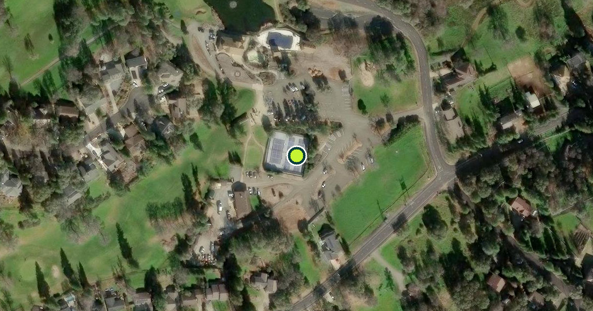 Satellite view of El Dorado County Pickleball Courts
