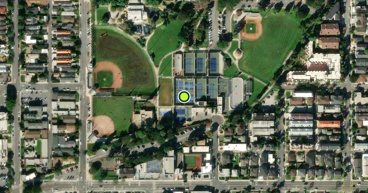 Satellite view of El Segundo Pickleball Courts