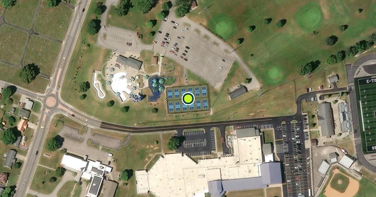 Satellite view of Elizabethtown Pickleball Courts