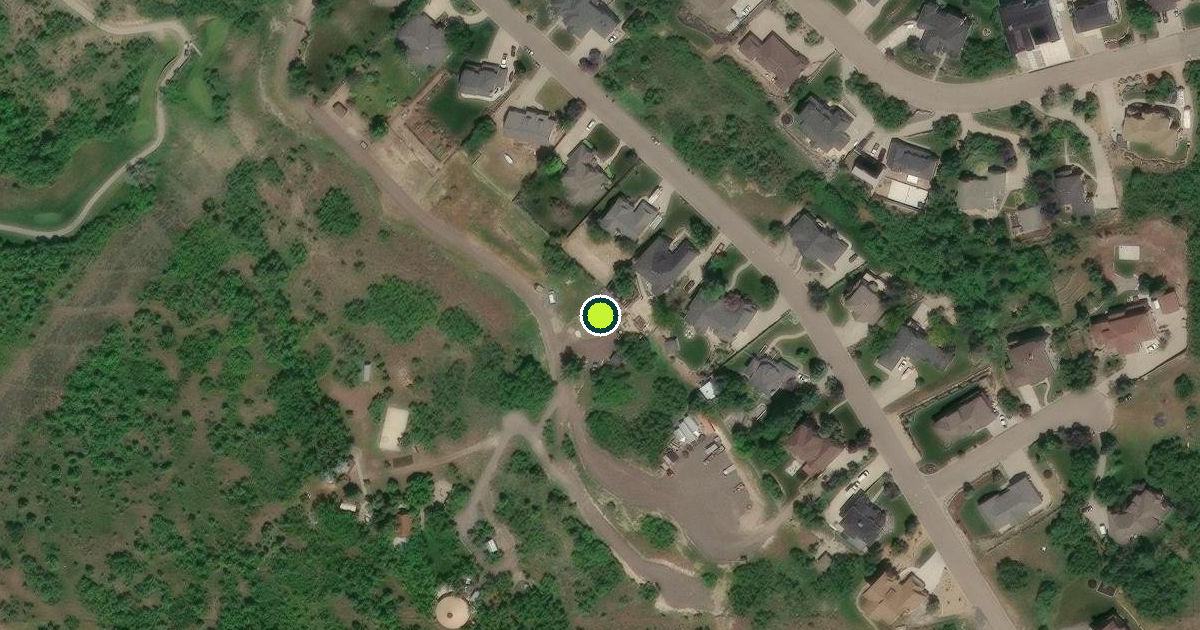 Satellite view of Elk Ridge Pickleball Courts