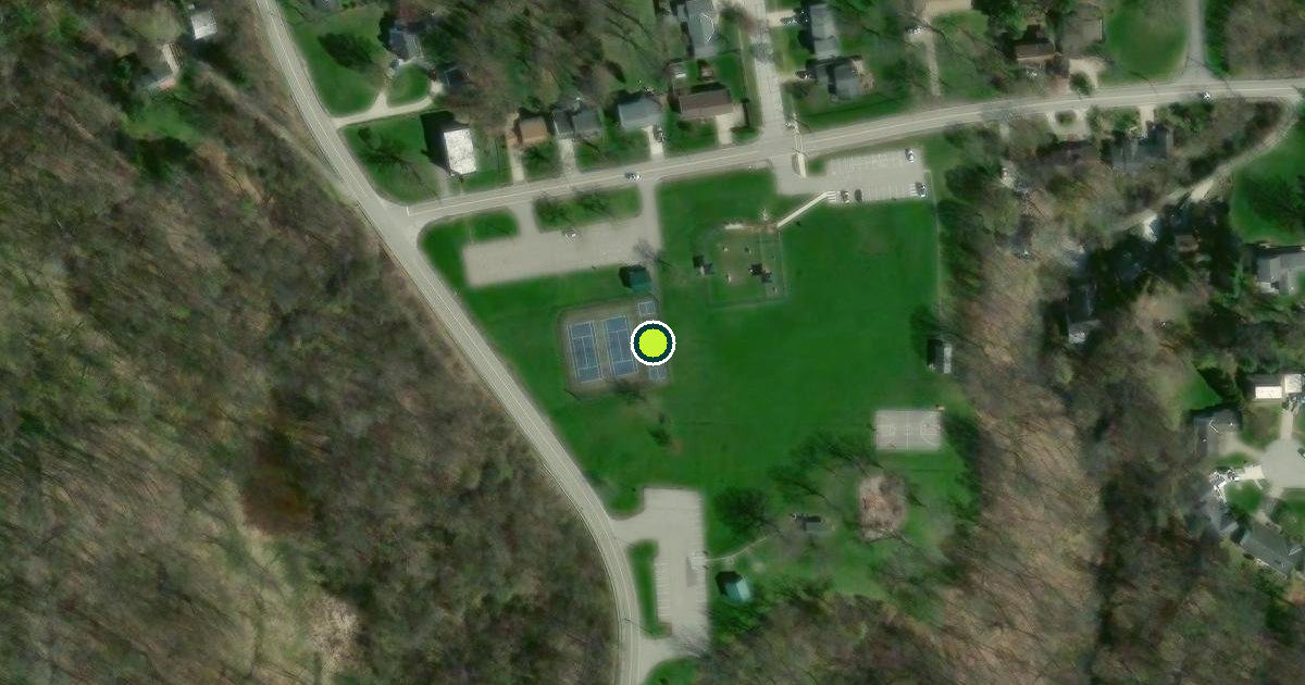 Satellite view of Elyria Pickleball Courts