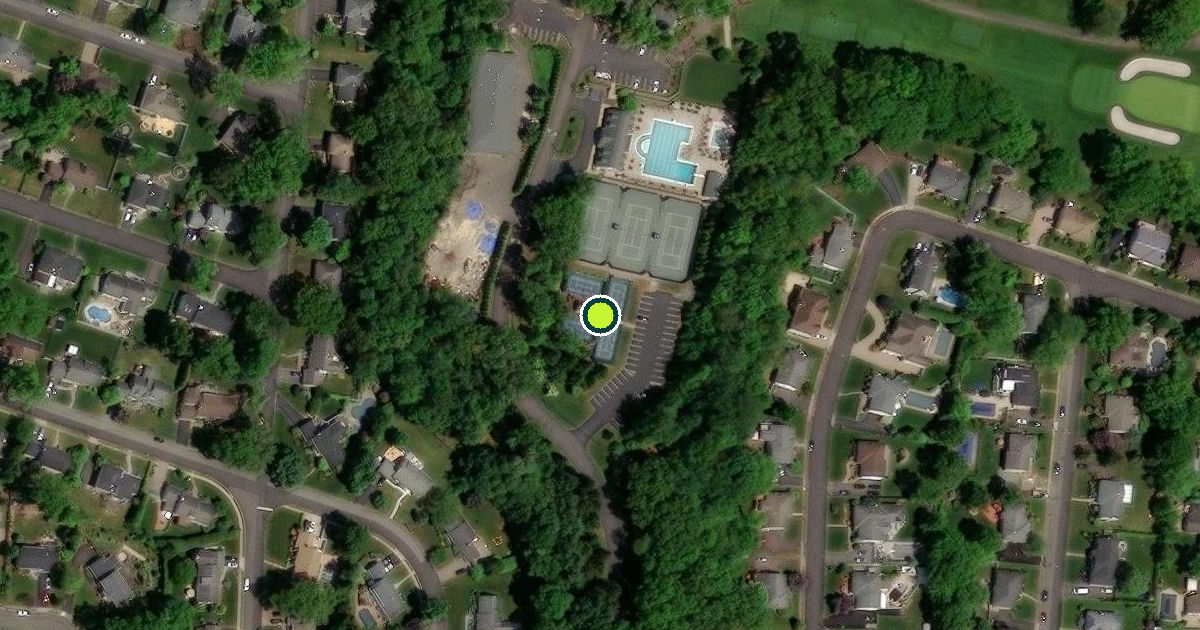 Satellite view of Emerson Pickleball Courts