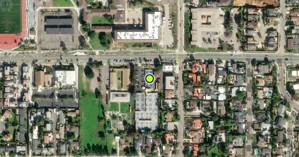 Satellite view of Encinitas Pickleball Courts
