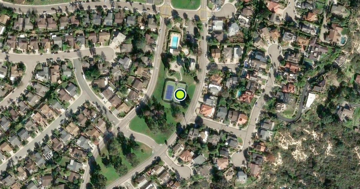 Satellite view of Encinitas Pickleball Courts