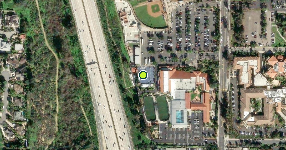 Satellite view of Encinitas Pickleball Courts