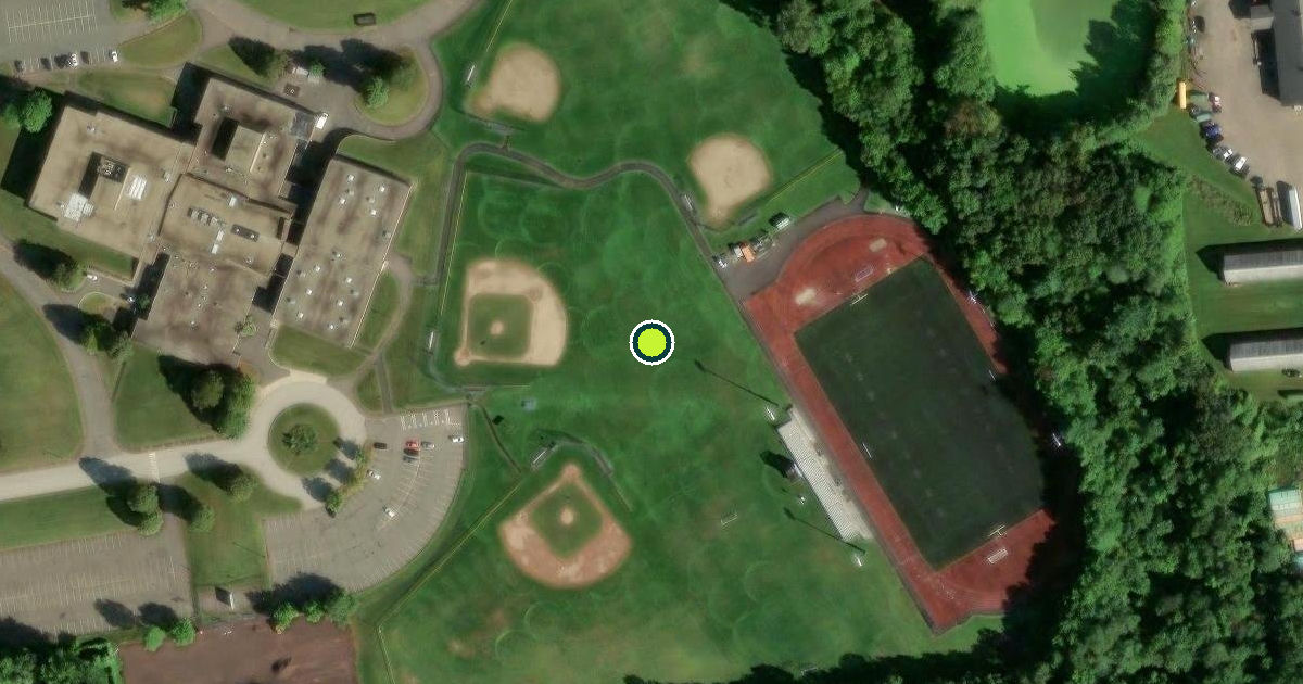 Satellite view of Enfield Pickleball Courts