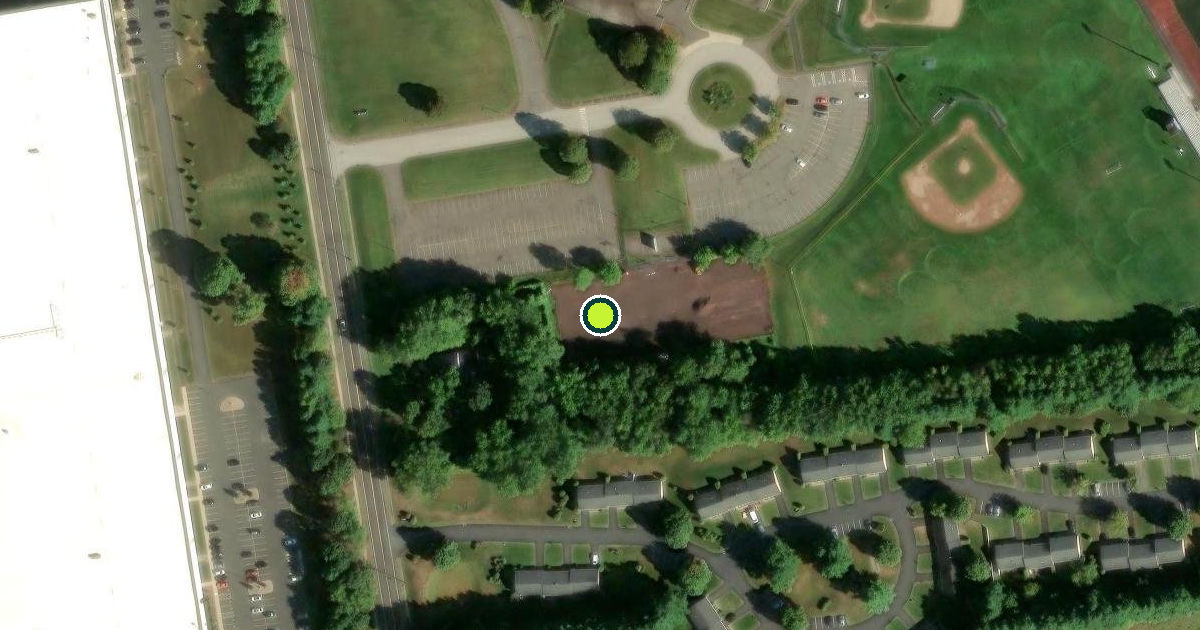 Satellite view of Enfield Recration Annex Pickleball Courts