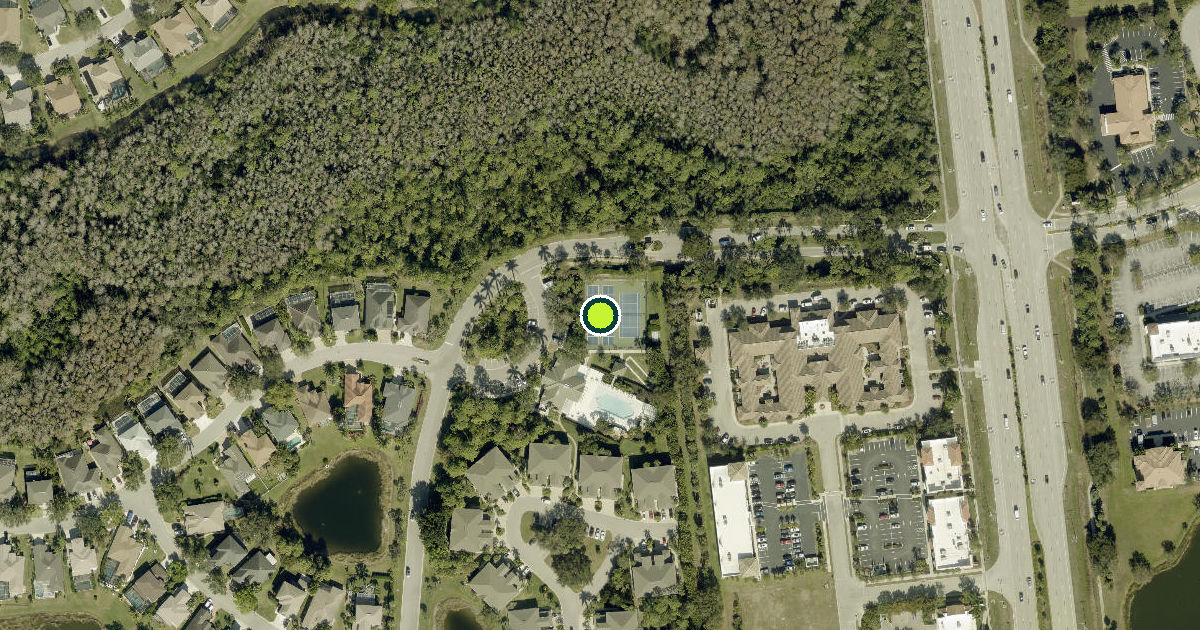 Satellite view of Estero Pickleball Courts