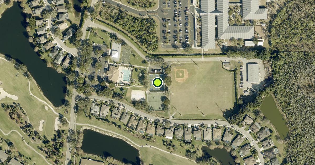 Satellite view of Estero Pickleball Courts