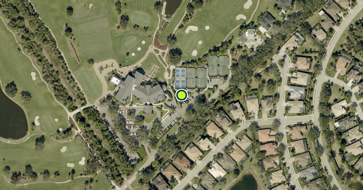 Satellite view of Estero Pickleball Courts