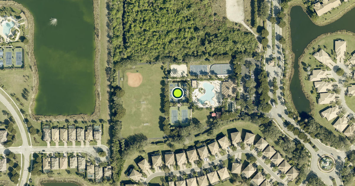 Satellite view of Estero Pickleball Courts