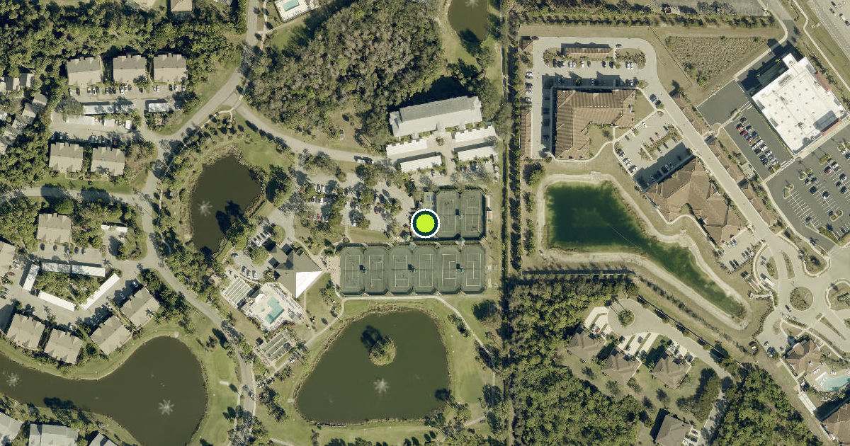 Satellite view of Estero Pickleball Courts